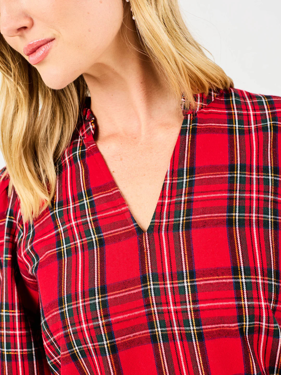 Naomi Dress | Red Plaid | Mary Square