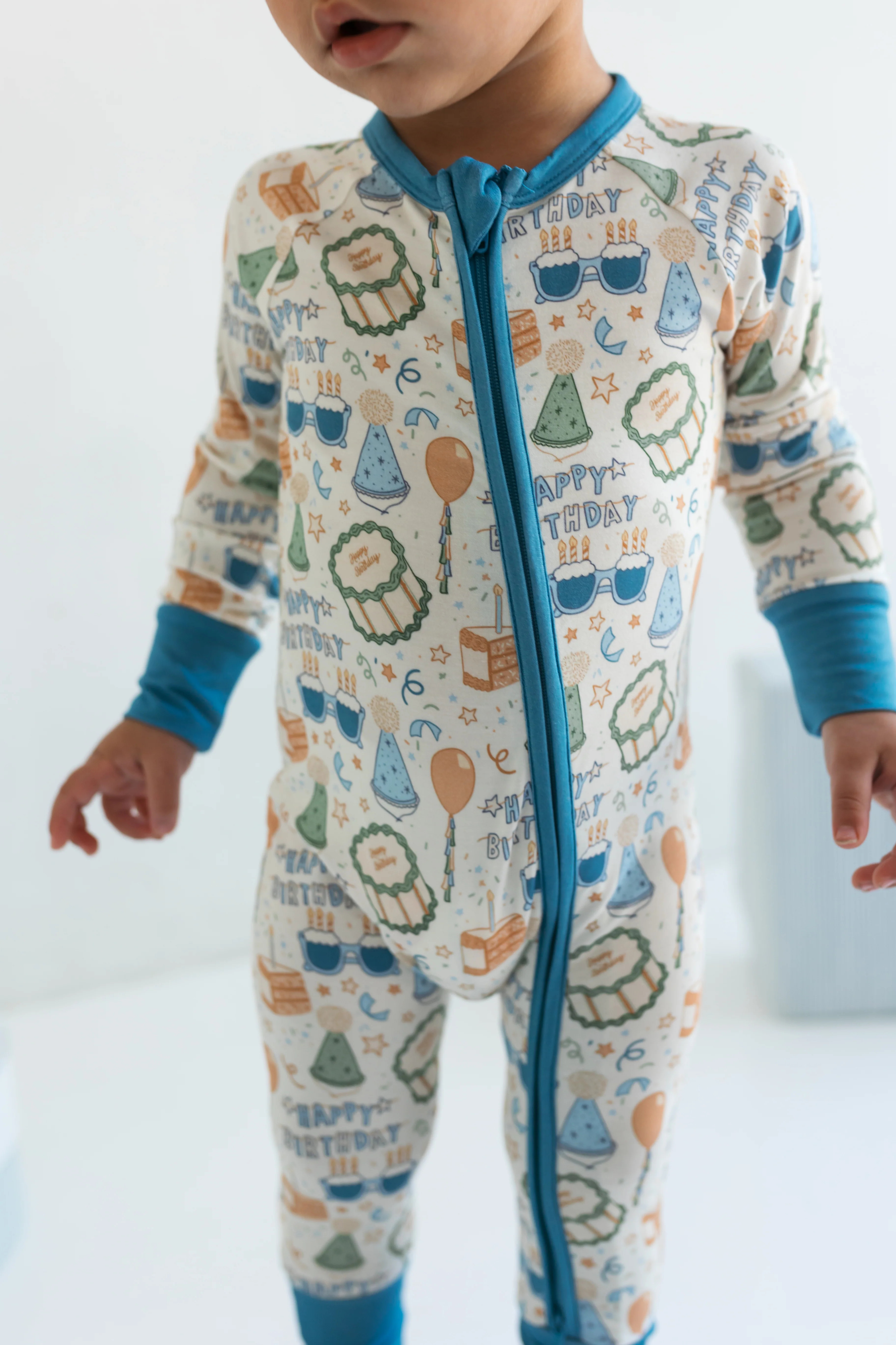 Birthday Boy Zipper Romper | In My Jammers