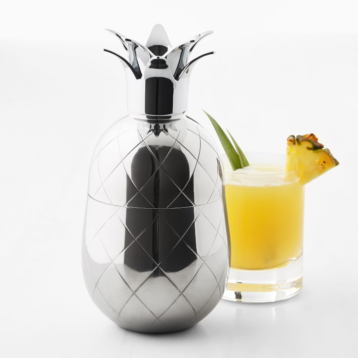 Silver Pineapple Cocktail Shaker | Williams-Sonoma