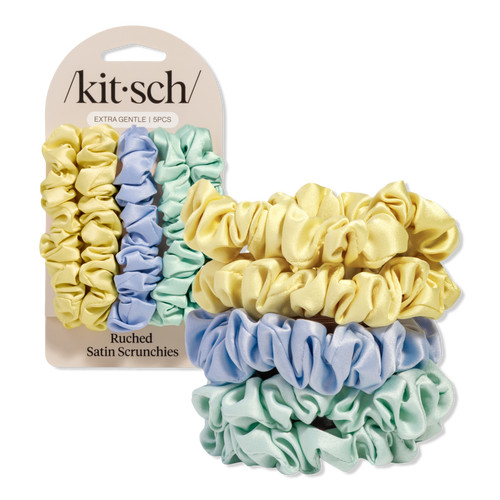Ruched Satin Scrunchies Set | Ulta