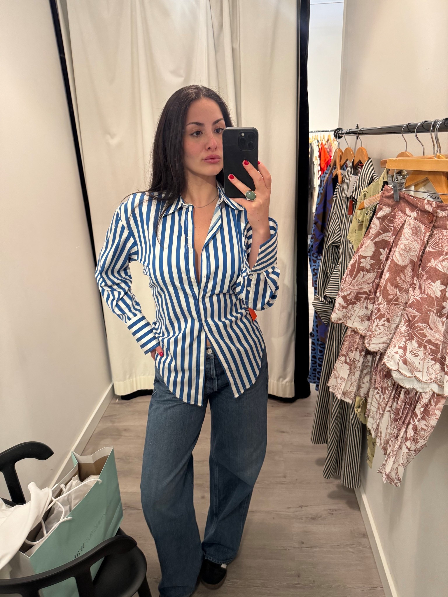 Simon Miller button down - comes in multiple colors and ties in the back !! 

#LTKGiftGuide #LTKStyleTip #LTKU