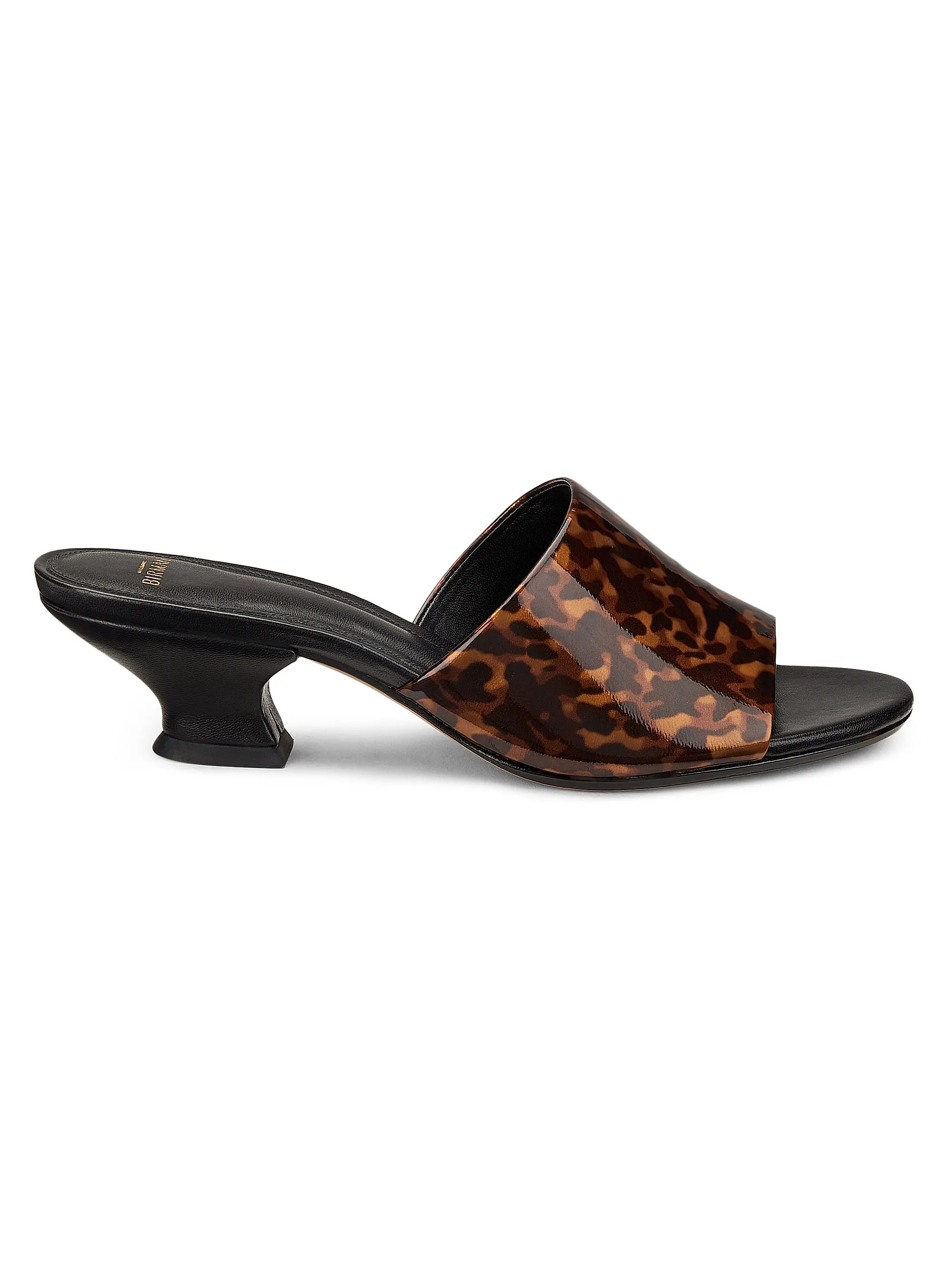 Gisel 45MM Printed Leather Mules | Saks Fifth Avenue