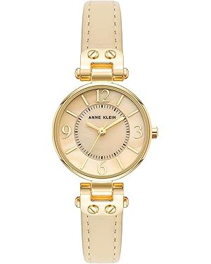 Anne Klein Women's Leather Strap Watch | Amazon (US)