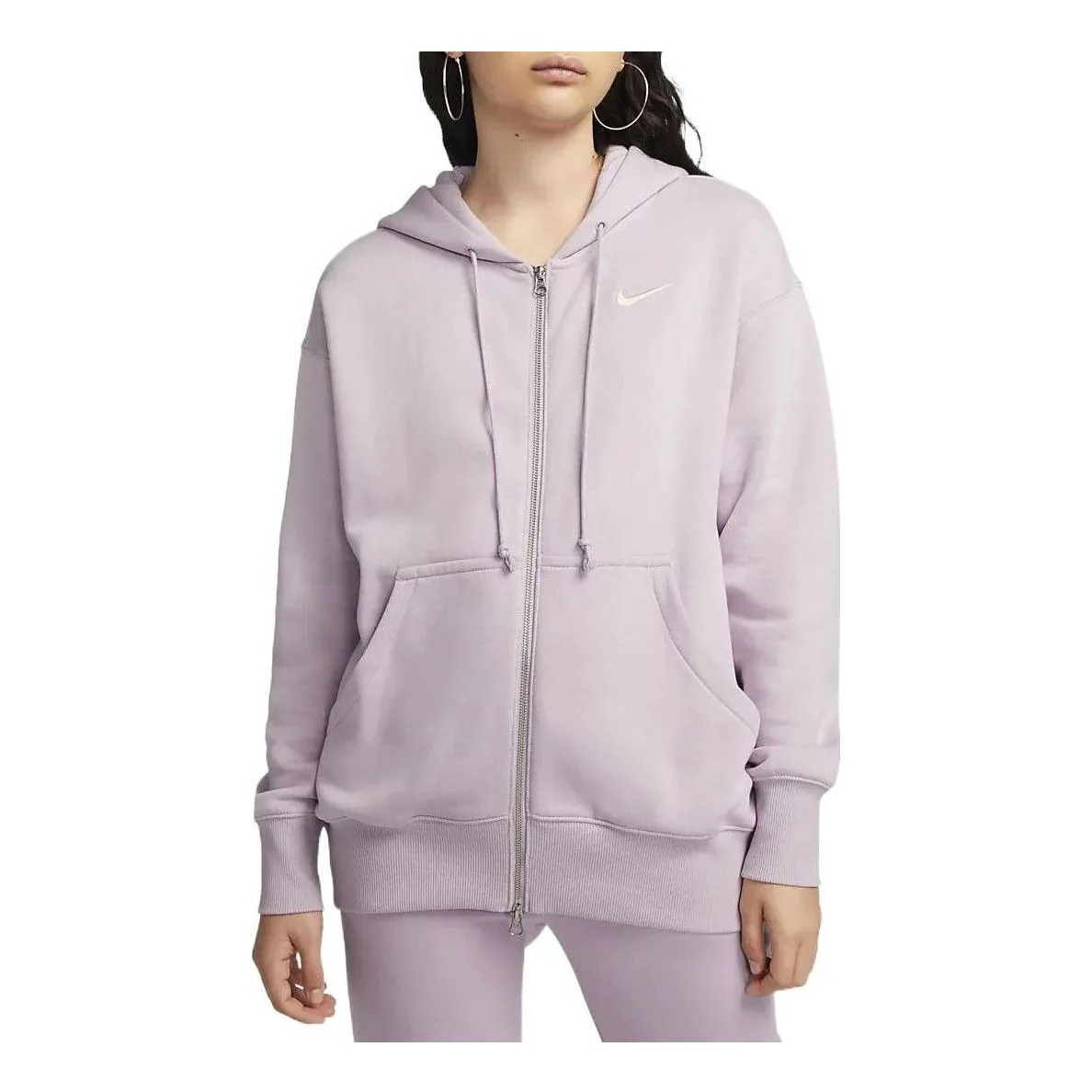 (WMNS) Nike Sportswear Phoenix Fleece Jacket 'Lilac' DQ5759-530 | KICKS CREW
