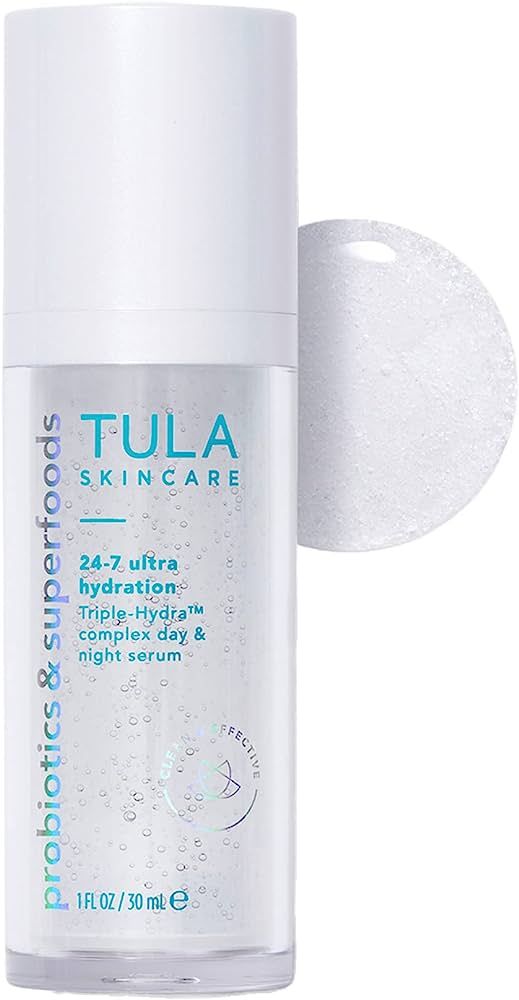 TULA Skin Care 24-7 Ultra Hydration Triple-Hydra™ Complex Day & Night Serum | Lightweight, Dual... | Amazon (US)