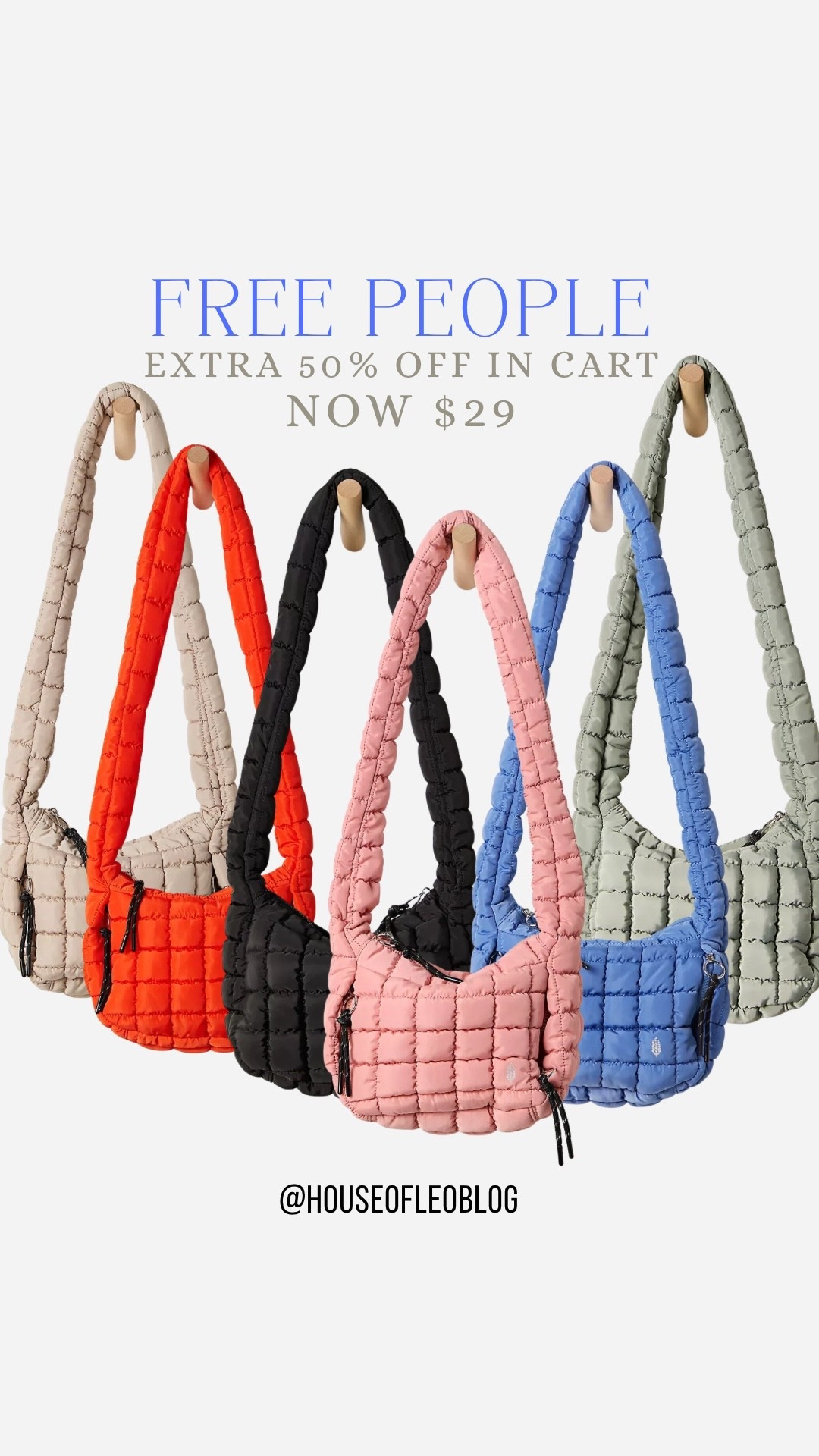 Extra 50% off in cart. Free people bags, Quilted bags, Crossbody bags.

#LTKSaleAlert