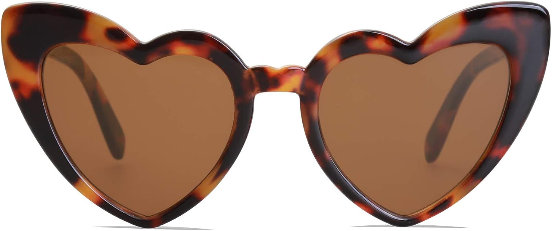 Heart Shaped Sunglasses Clout Goggle Vintage Cat Eye Mod Style Retro Glasses Kurt Cobain | Amazon (US)