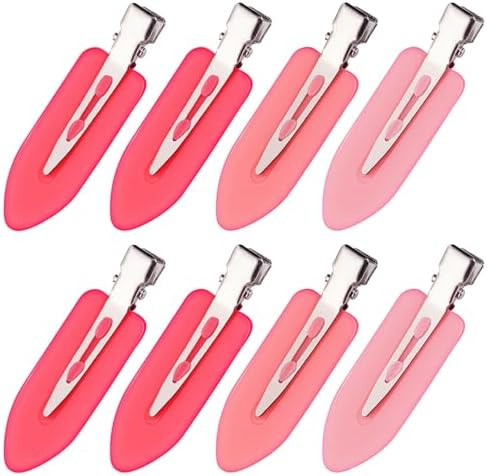 8Pcs No Bend No Crease Hair Clips- Styling Duck Bill Clips Alligator Hair Barrettes for Styling S... | Amazon (US)