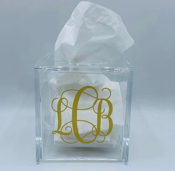 Personalized Acrylic Tissue Box | Etsy | Etsy (US)
