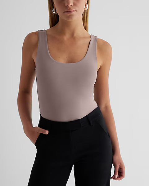 Body Contour High Compression Scoop Neck Bodysuit | Express