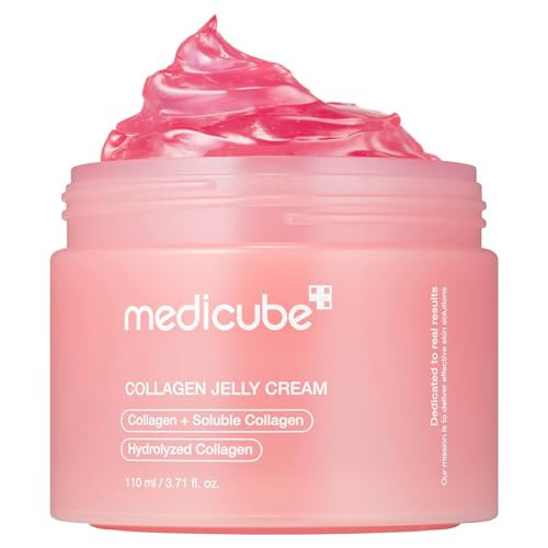 medicube Jelly Cream with Collagen, Niacinamide | Freeze-Dried Hydrolyzed Collagen for Skin Barrier Hydration & 24H Glow | Plumper, Firmer looking skin | 3.71 fl.oz | Amazon (US)