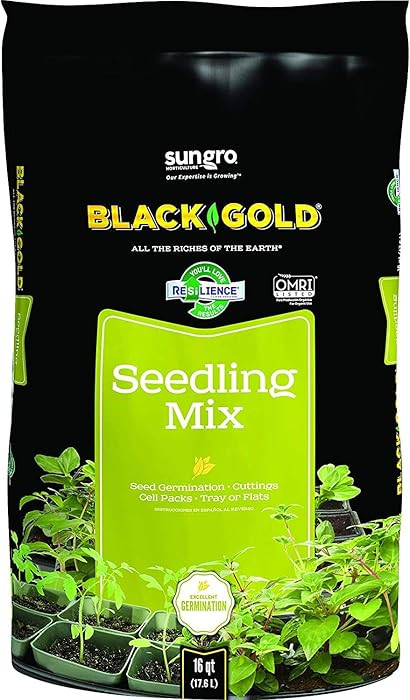 Sun Gro Black Gold Seeds or Cutting Seedling Germination Mix,16 Quart (4 Pack) | Amazon (US)