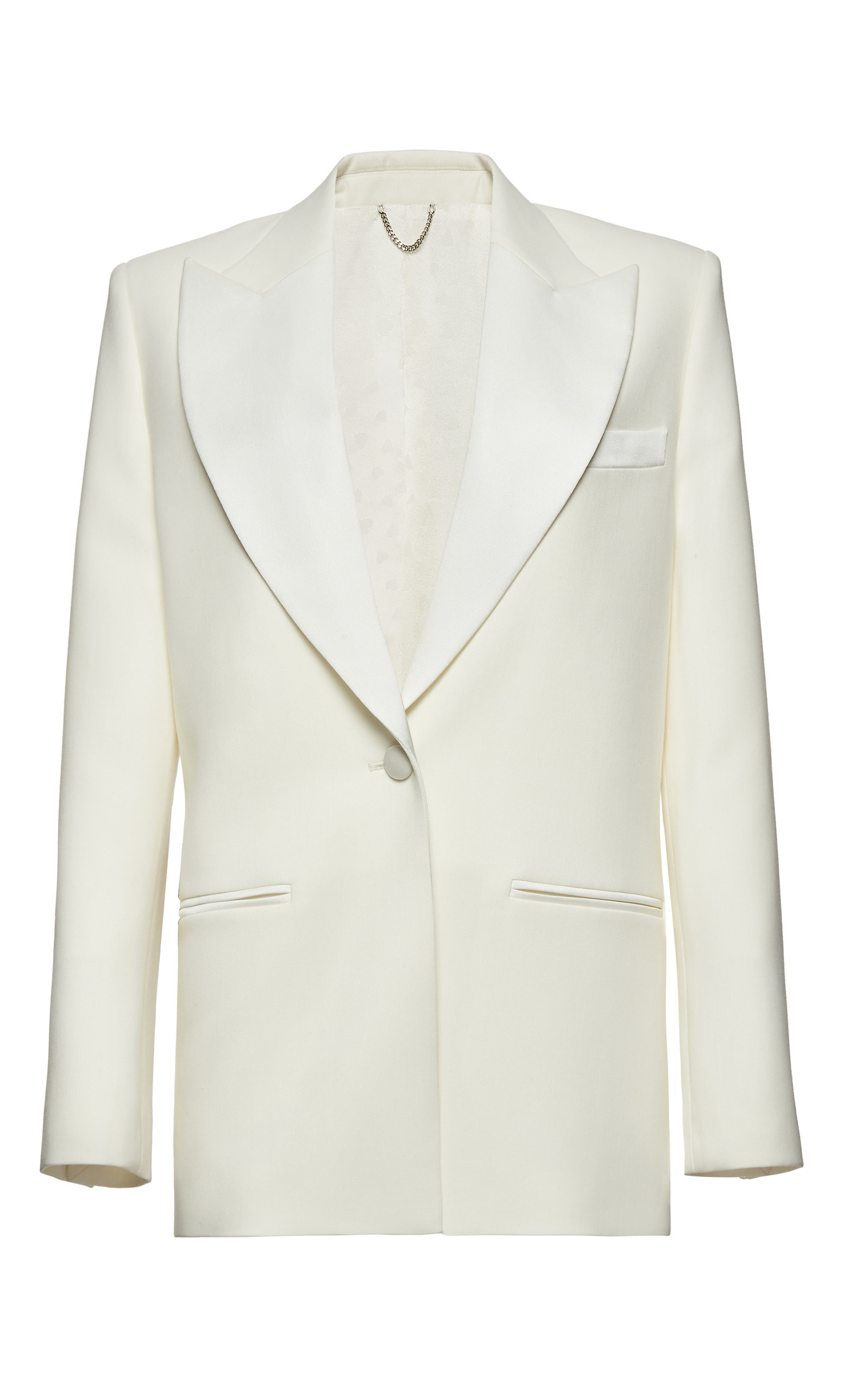 Magda Butrym Shawl Collar Wool Silk Blazer | Moda Operandi (Global)