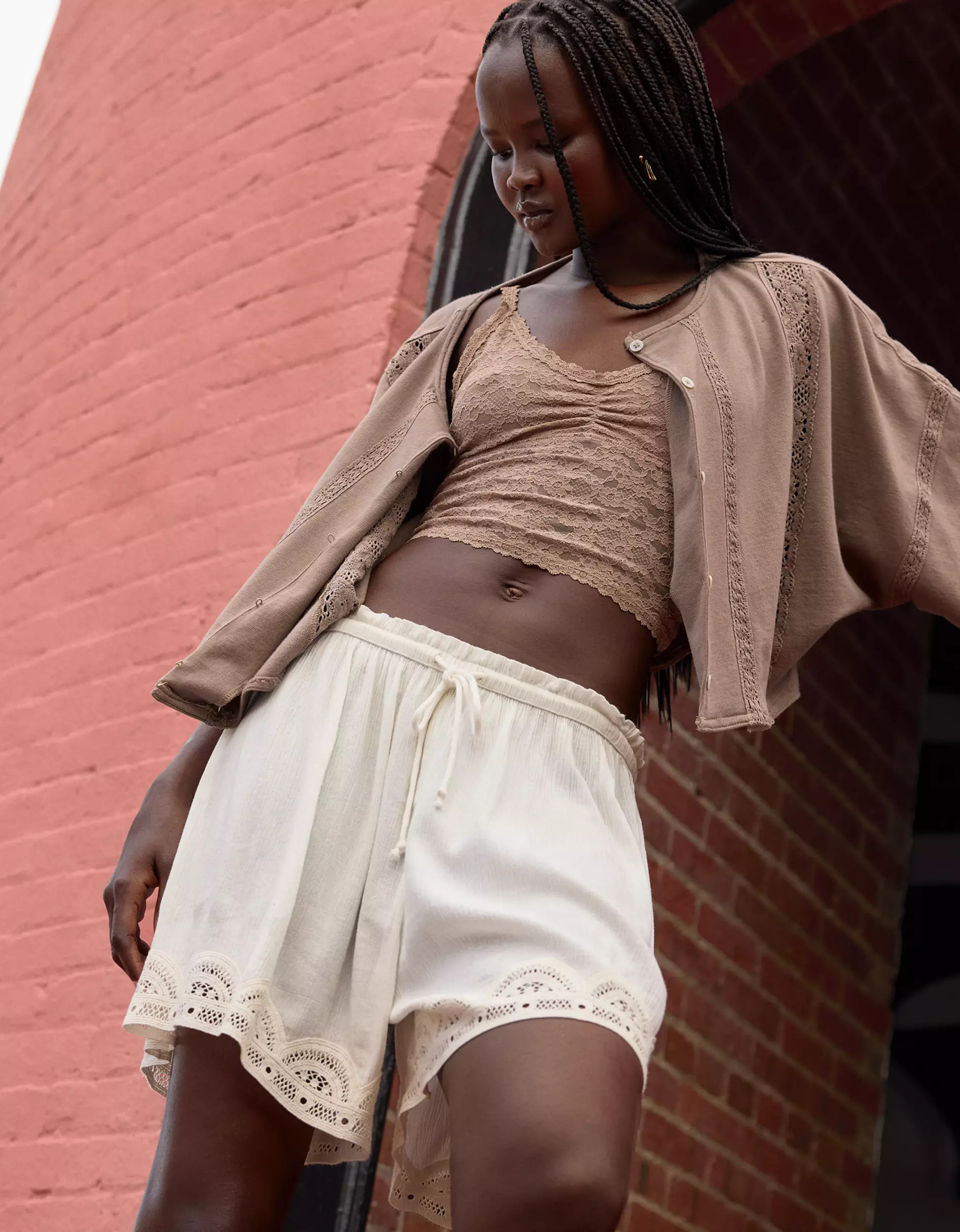 Aerie Off-Duty Gauze Boxer | Aerie