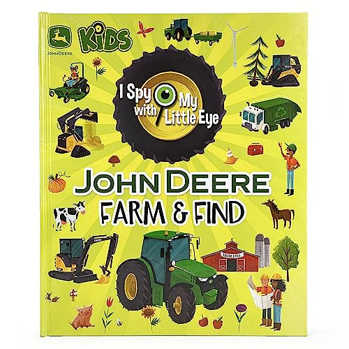 John Deere Kids Farm & Find - I Spy With My Little Eye Kids Search, Find, and Seek Activity Book, Ages 4-8 | Amazon (US)