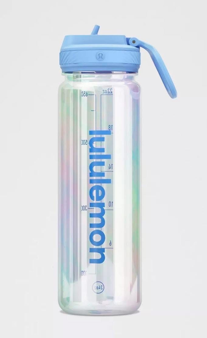 The prettiest iridescent Lululemon 24oz Water Bottle is back in stock and on sale for only $14 today, plus it ships free! This is so pretty in person, and you cannot beat the price for a leakproof water bottle. 💦 Would even make a practical Easter basket filler! 

#LTKHome #LTKActive #LTKSaleAlert