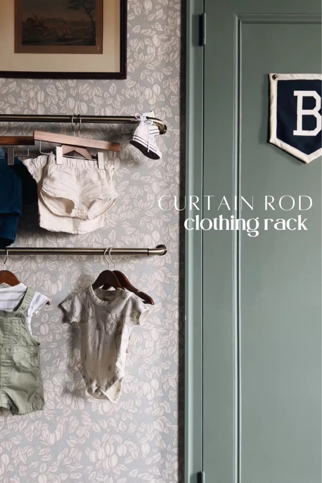 Curtain rods are in the color “antique brass” in nursery

#LTKunder50 #LTKhome