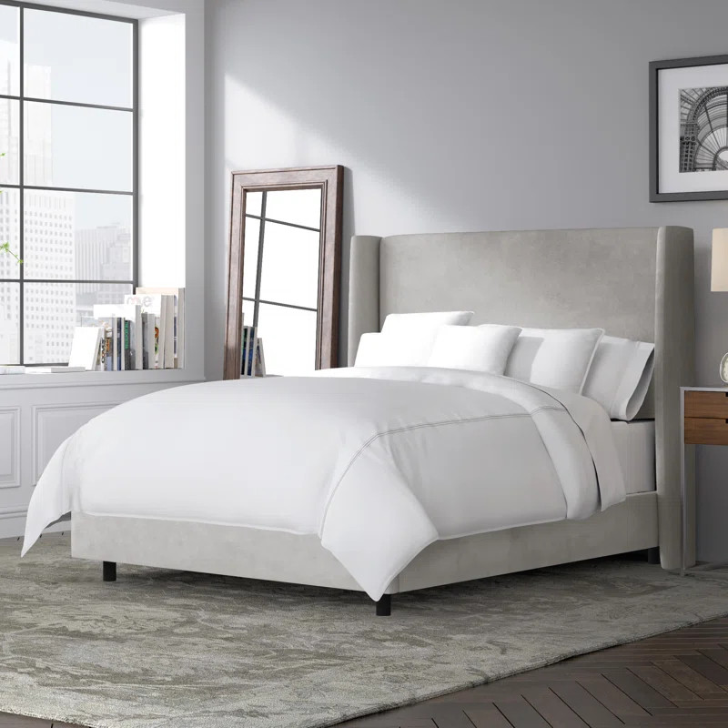 Goodrich Velvet Upholstered Standard Bed | Wayfair North America