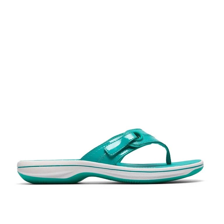 Clarks Breeze Reyna Synthetic - Womens Open Toe Flip Flops | Walmart (US)