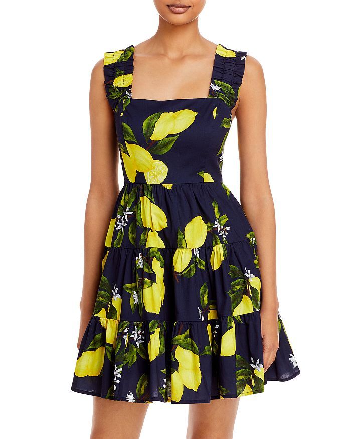 Lemon Print Mini Dress - 100% Exclusive | Bloomingdale's (US)