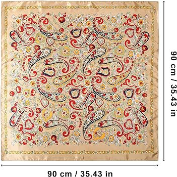 AWAYTR Satin Silk Scarf - Large Hair Bandana, Sleeping Wrap for Women | Amazon (US)