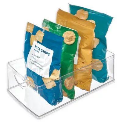 iDesign™ Stackable 10-Inch x 8-Inch x 5-Inch Clear Cabinet Bin | Bed Bath & Beyond