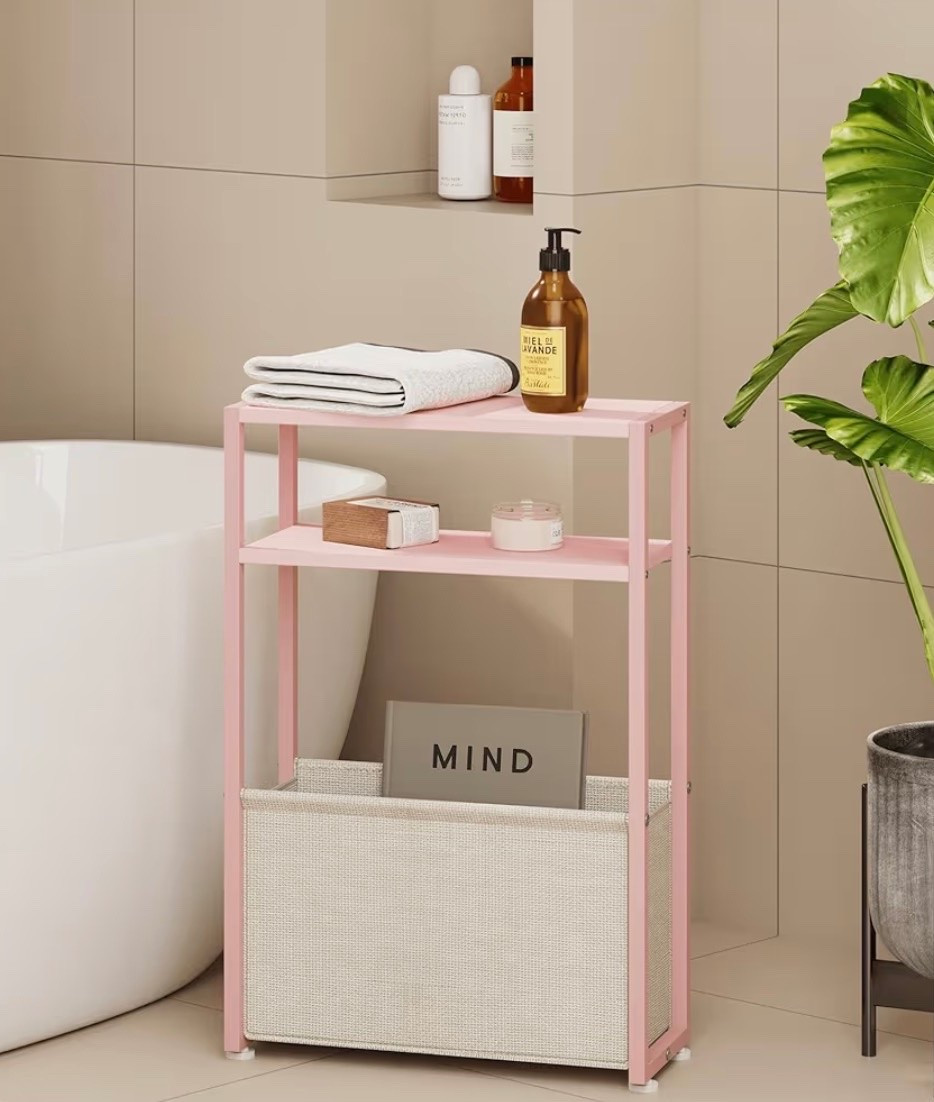 Update: she’s perfect! Just ordered to go between the washing machine & dryer to put detergent etc on. It’s a Prime Day Deal. 

Narrow Side Table, Slim End Tables with Fabric Basket, Skinny Table for Small Spaces, Thin Bedside Table for Living Room, Bedroom (1, Jelly Pink + Cream White)

Home Decor. Laundry Room. Home Organization

#LTKHome #LTKSaleAlert