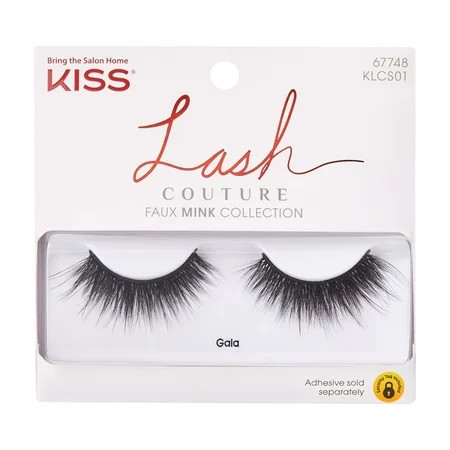 KISS Lash Couture Faux Mink Collection False Eyelashes ‘Gala’ - 1 Pair | Walmart (US)