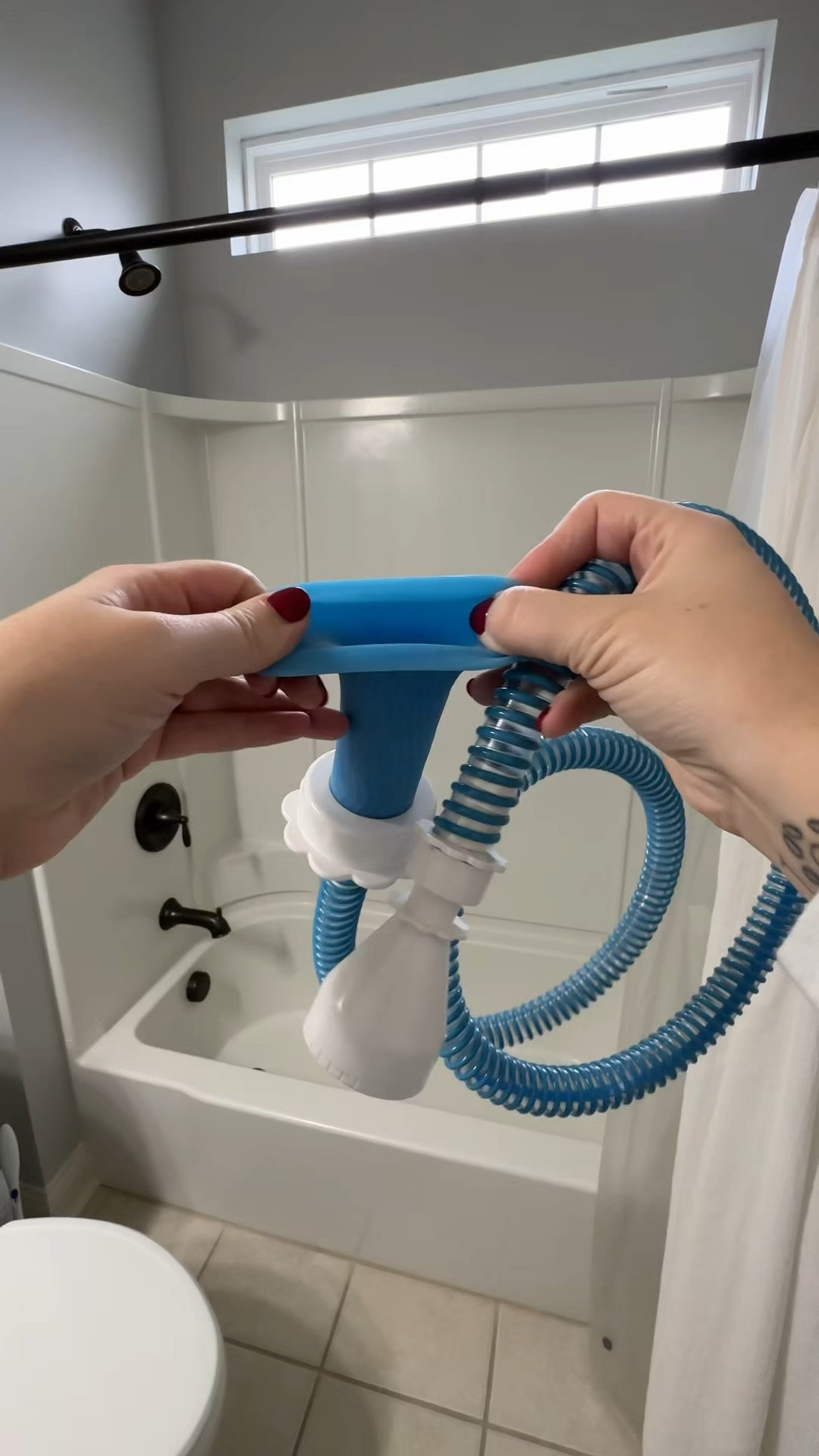 favorite amazon home find of the week! a tool for quick and easy shower cleaning! turn any faucet into a sprayer. bathroom cleaning tools #amazonfinds #amazon #amazongadgets #bathroomhacks #shower #amazonmusthaves #cleaninghacks

#LTKHome