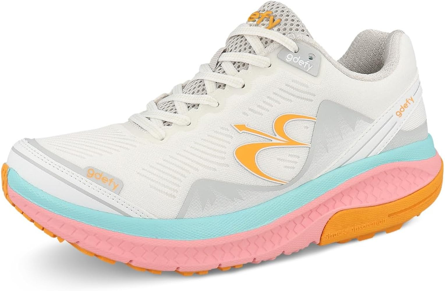 G-DEFY Mighty Walk Women’s Orthopedic Walking Shoe | VersoShock Technology for Pain Associated ... | Amazon (US)