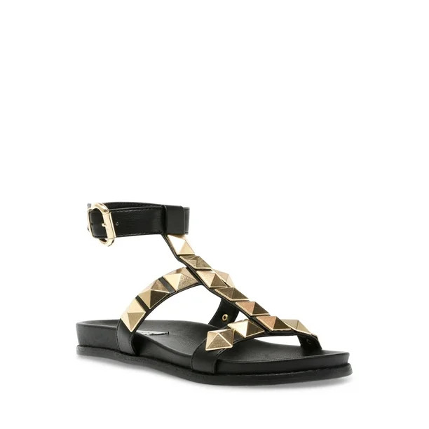 Steve Madden Women's Daft Rockstud Gladiator Sandal | Walmart (US)