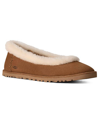 UGG Women's Zora Ballet Round Toe Flats | Macy's