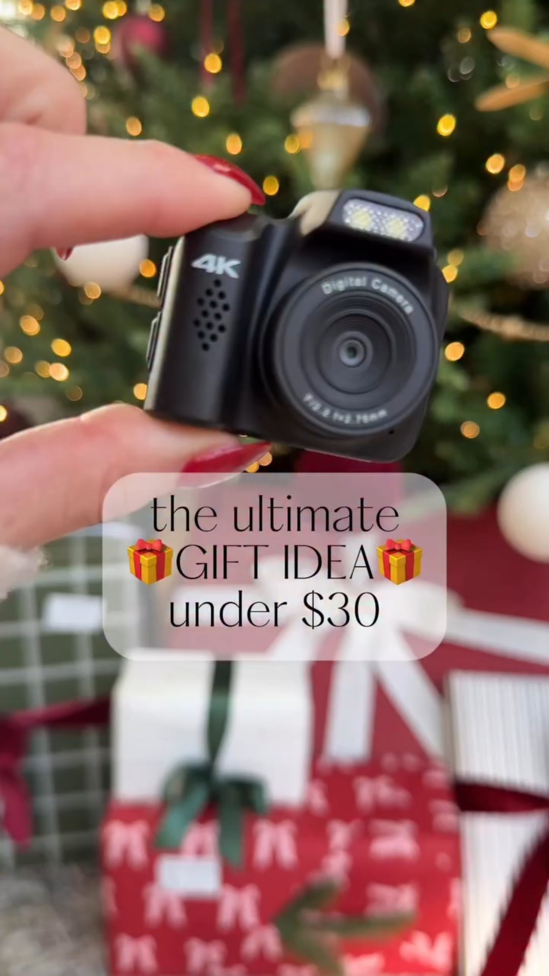 This mini digital camera is just the cutest! It’s pocket size + includes keychain, takes 4k photos and records HD video! Perfect for kids, teens, travel lovers, or anyone that loves a novelty gift.

#LTKGiftGuide #LTKKids #LTKHoliday