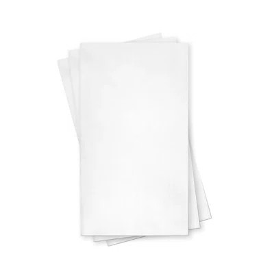 White Linen-Like Premium Paper Buffet Napkins | Wayfair North America