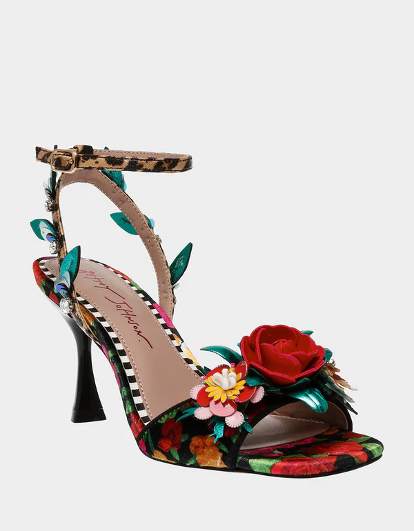 KARRA BLACK ROSE MULTI | Betsey Johnson