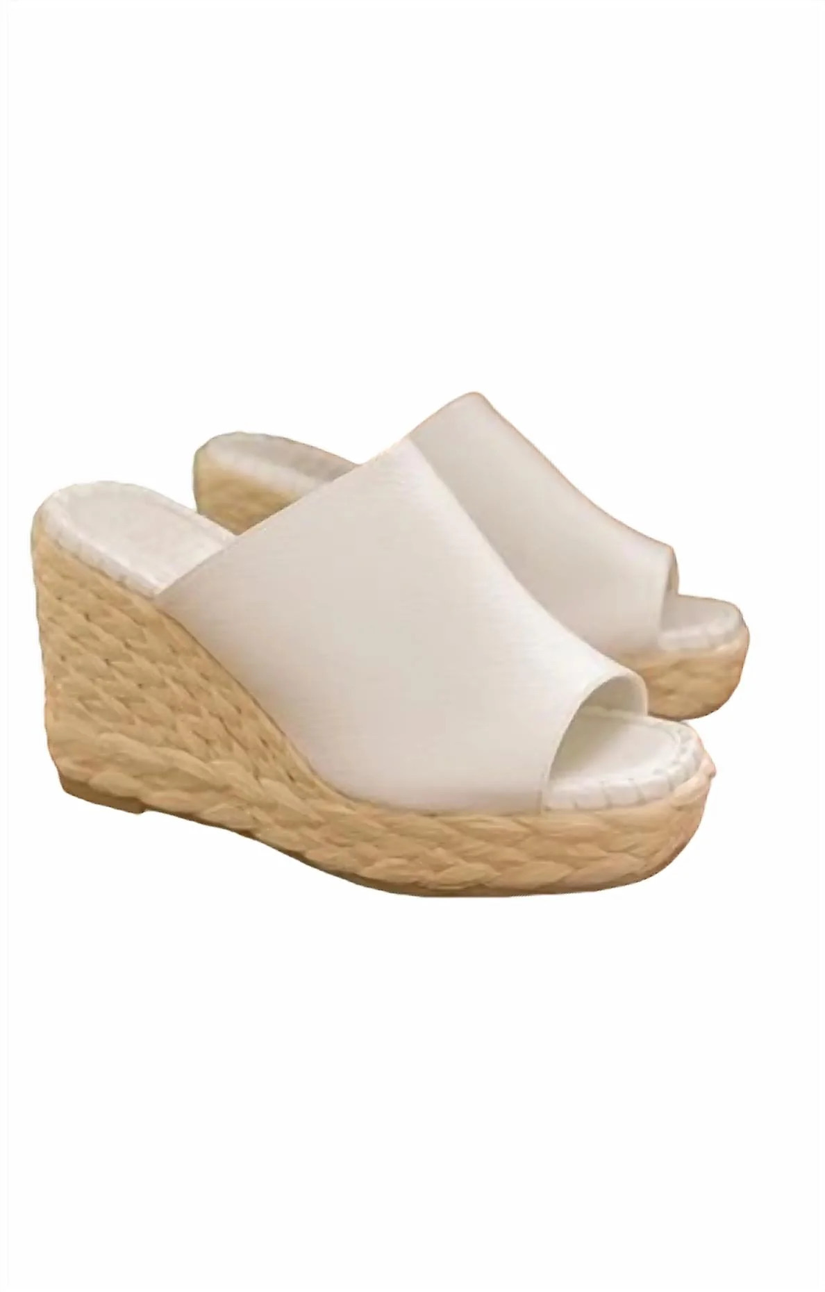 Women's Complete Perfection Slip On Wedges In White | Shop Simon