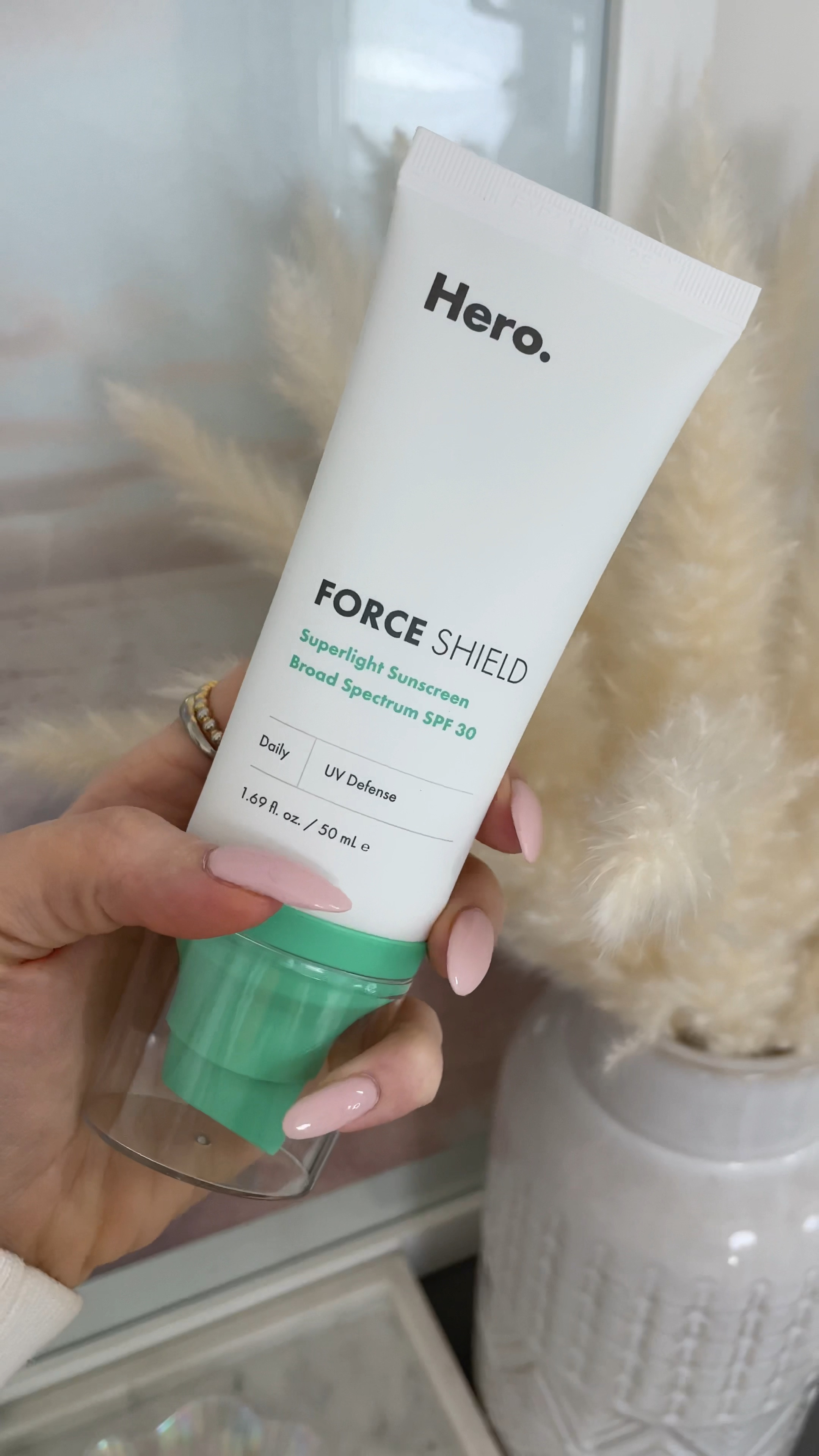 #AD The actual GLOWWWW this sunscreen gives like ru kidding?? @herocosmetics Force Shield Sunscreen is a 13/10 find and a must for summer ✨🫶🏼 it’s light, airy, is mineral based and has a green tint to cancel redness! It’s available at @target and I have it added to my LTK!  #target #targetpartner #MightyPatch #HeroPartner #TargetFinds

#LTKFindsUnder50 #LTKBeauty #LTKSummerSales