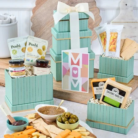 Mother's Day Gift Tower | GourmetGiftBaskets.com