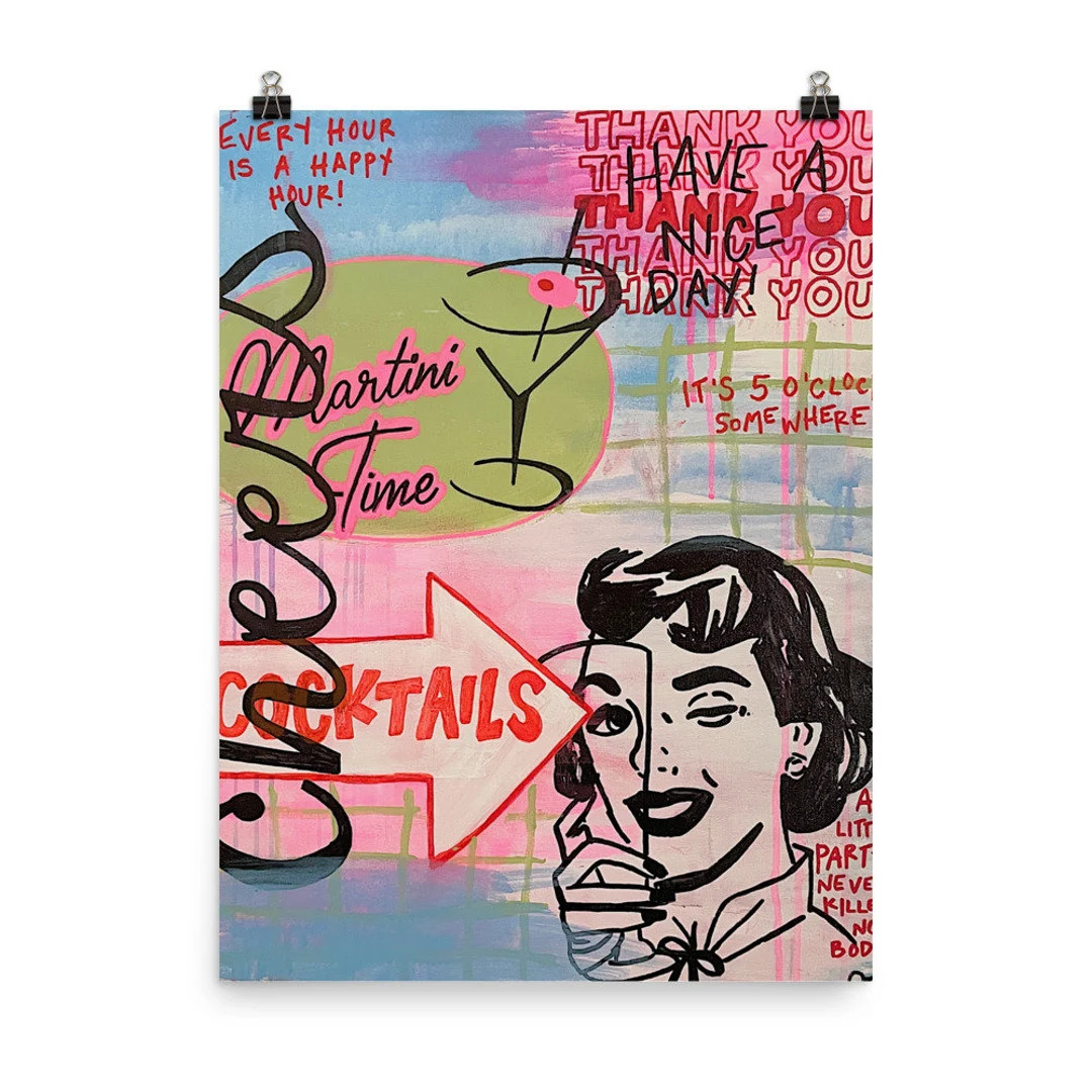 Cheers Poster XL | Etsy (US)