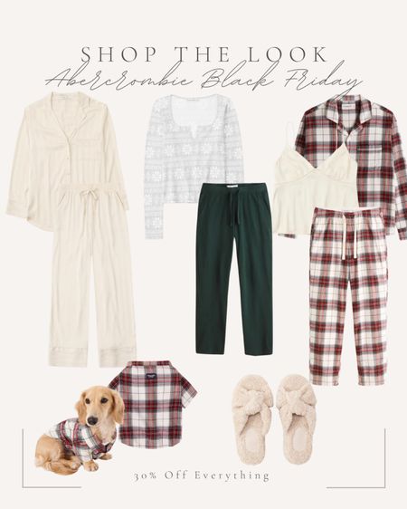 The cutest PJs for everyone in your family, including the weenie! 30% off of everything at Abercrombie is happening right now!

#LTKsalealert #LTKHoliday #LTKstyletip