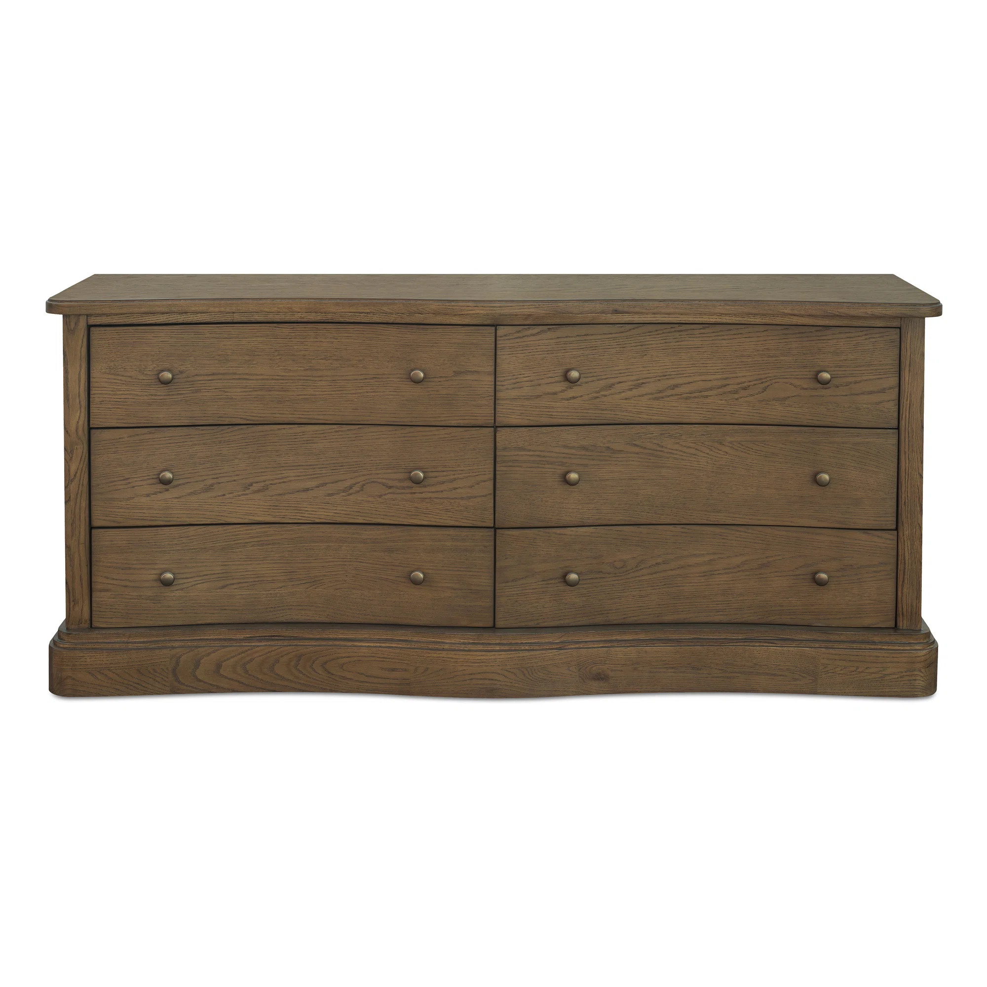 Clarence 6 Drawer Dresser Warm Brown | Perigold
