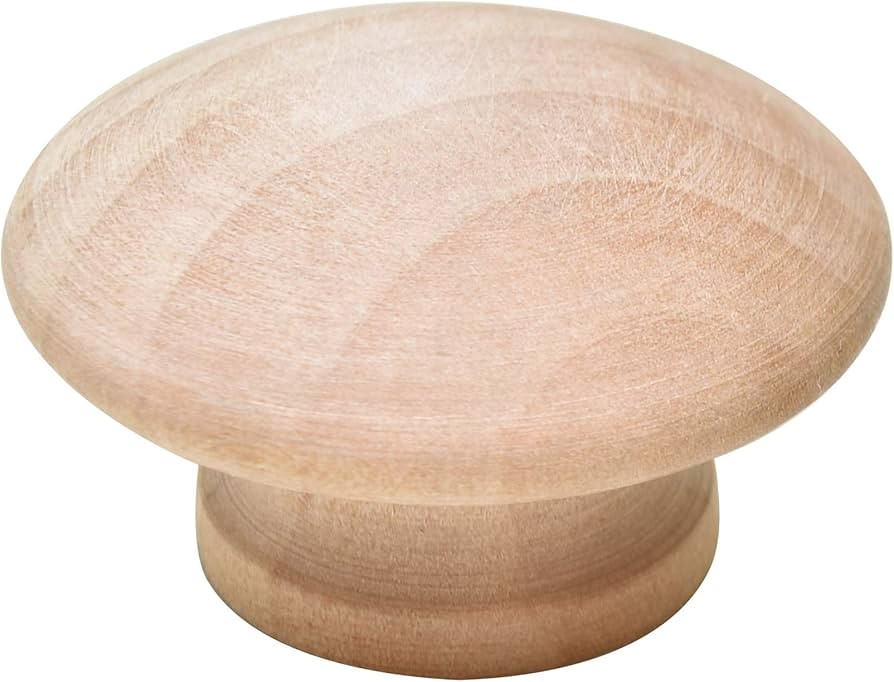 Silverline 6 Pack Round Wood Drawer Knob 1-1/2", Unfinished Cabinet Pulls Handles Hardware for Dr... | Amazon (US)