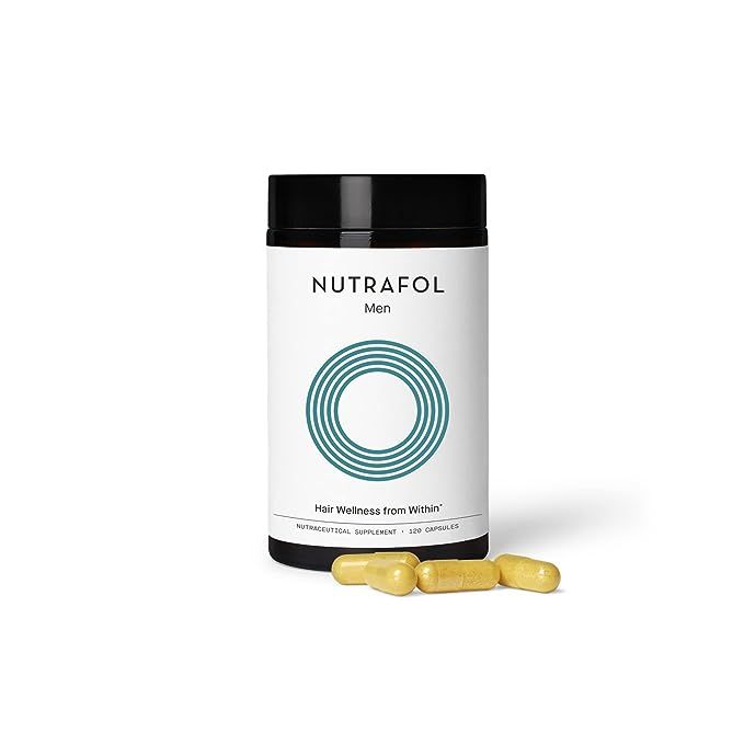 Nutrafol Men Hair Growth Supplement, Clinically Effective for Visibly Thicker Hair and Scalp Cove... | Amazon (US)