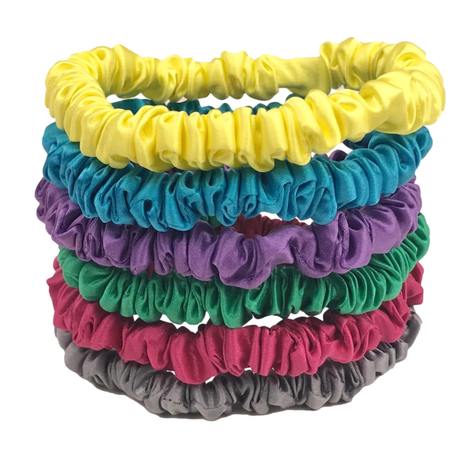Silk Hair Ties - Bright Set (Mini) | Celestial Silk