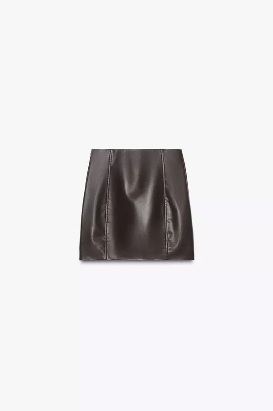HIGH-WAIST MINI SKIRT | Zara US