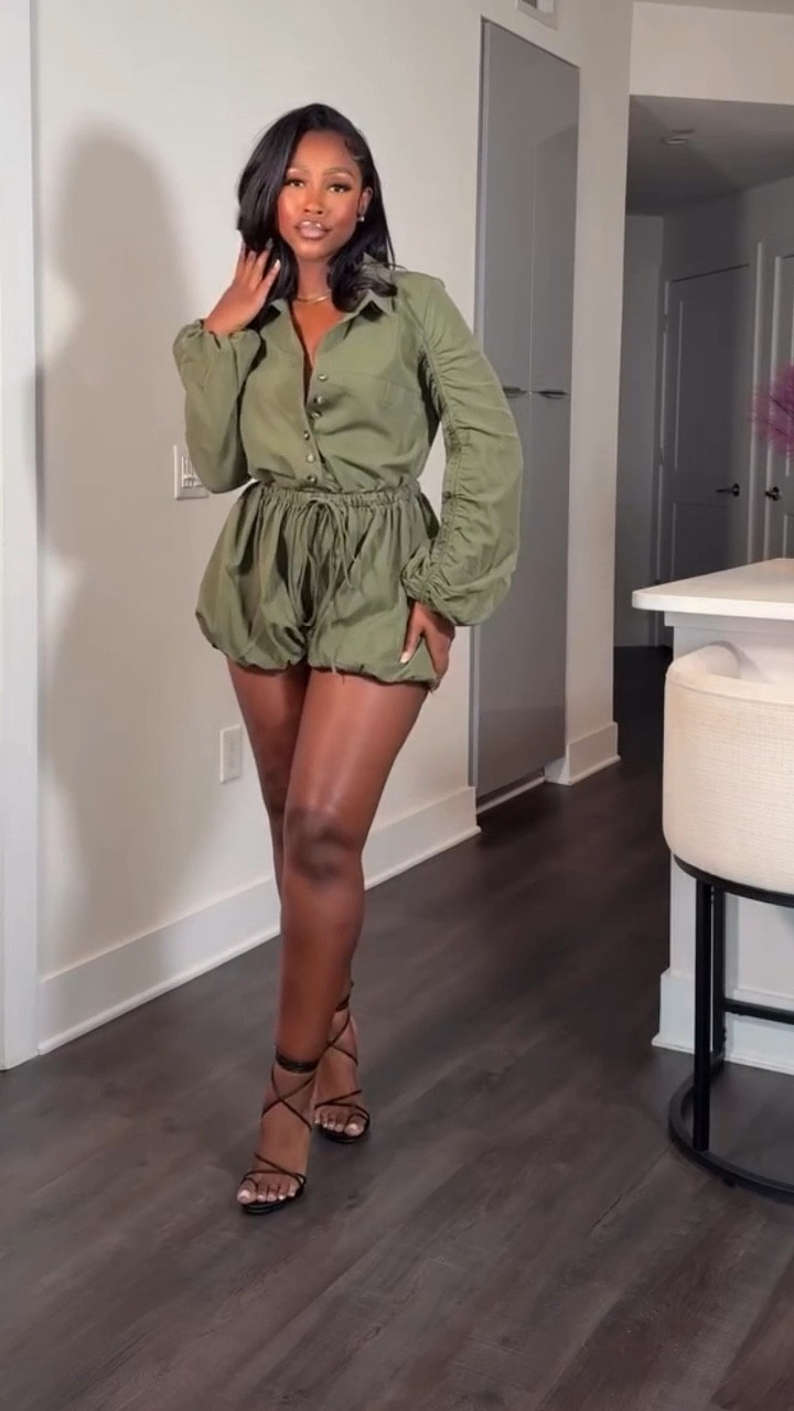 Spring is almost the year and this romper  you definitely need! 😍💚

#LTKSeasonal #LTKootd #LTKgrwm