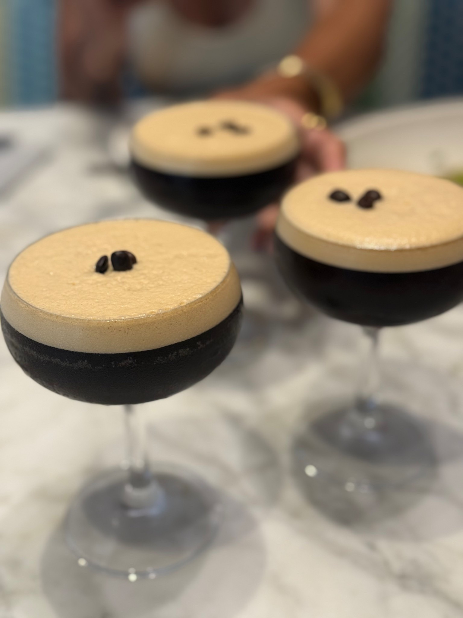 Nothing beats an espresso martini! Now I have to get these glasses #martini #espressomartini 