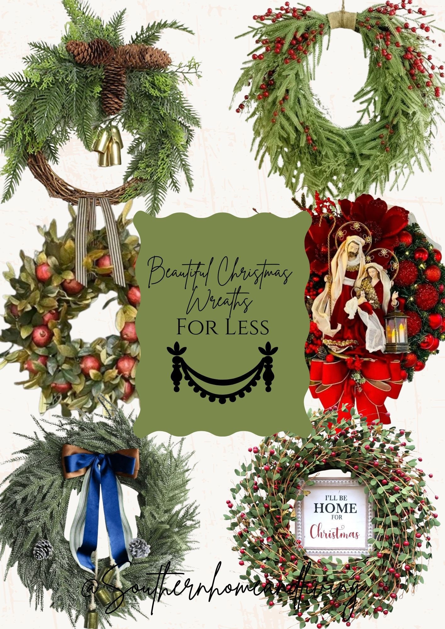 The prettiest Christmas wreaths for less!!! So many great finds at affordable prices! 

#LTKSeasonal #LTKFindsUnder50 #LTKHome