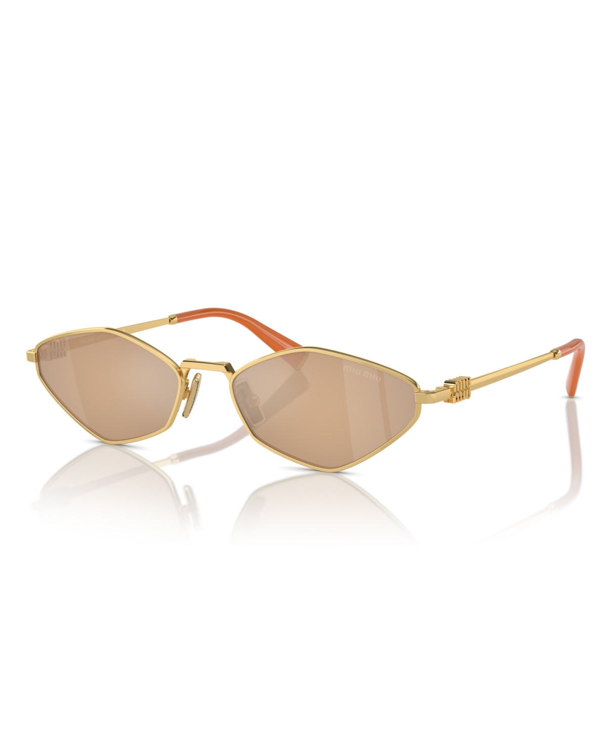 Miu Miu Women's Sunglasses, Mu 56Zs - Gold | Macy's