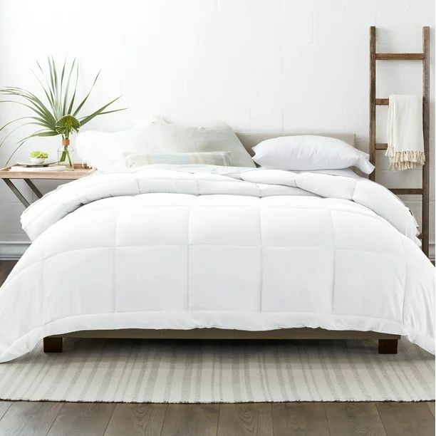 White All Season Alternative Down Comforter, Twin/Twin XL, by Noble Linens - Walmart.com | Walmart (US)